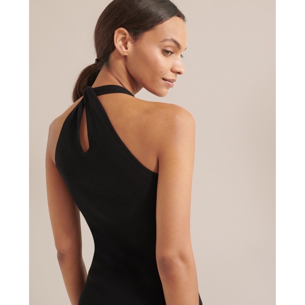 MODERN CITIZEN 'Ally' Racerback Midi Dress in Black - Picture 3 of 8